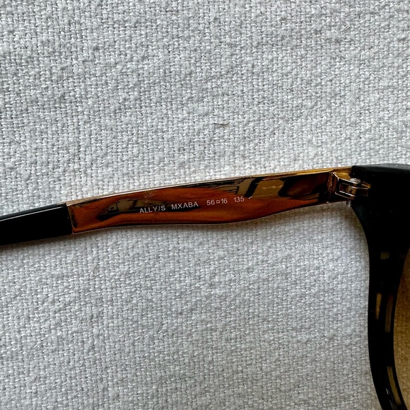 Jimmy Choo half black half tortoise gold embellished sunglasses - Picture 7 of 9